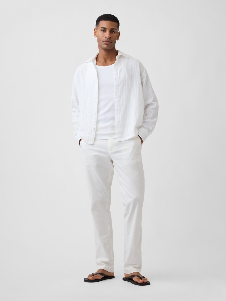 Gauze Shirt in Boxy Fit