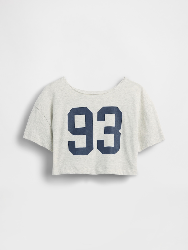 Kids Oversized Wide-Neck T-Shirt