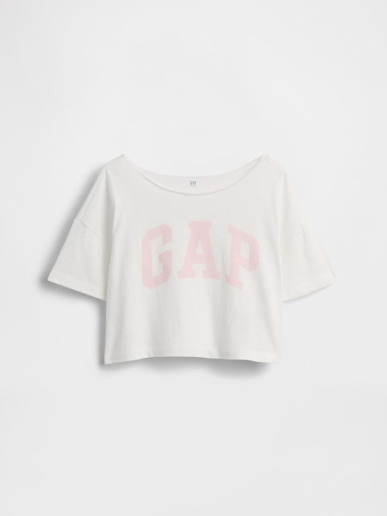 Kids Oversized Wide-Neck T-Shirt