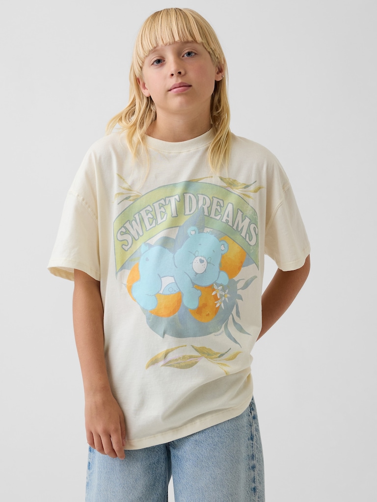Kids Care Bears Graphic Tunic T-Shirt
