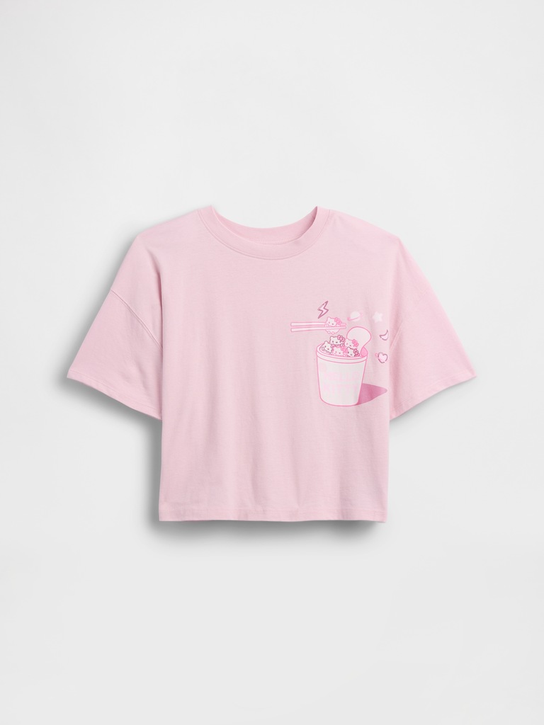 Kids Hello Kitty Oversized Graphic T-Shirt