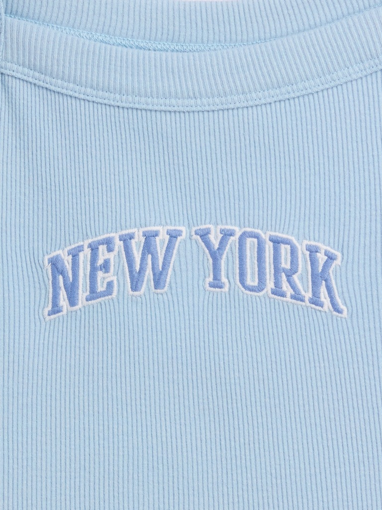 Kids Rib Square-Neck Tank Top