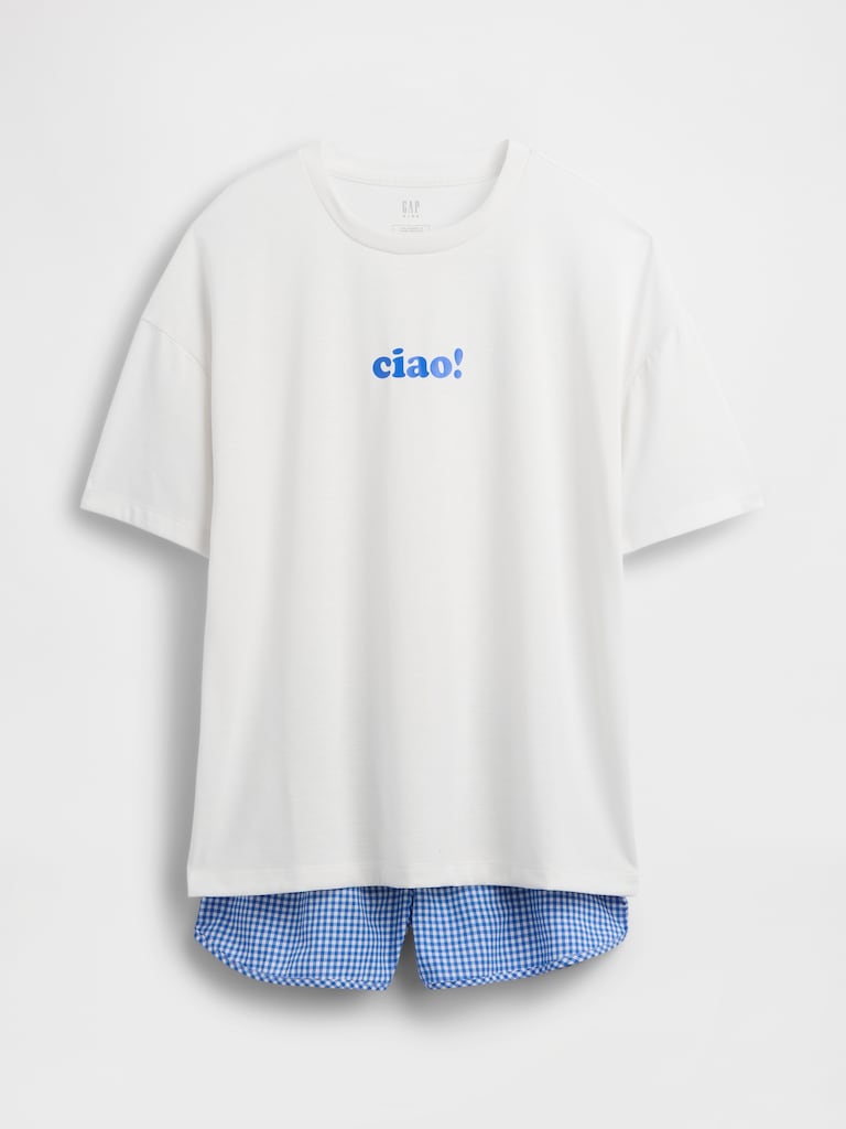 Kids Recycled PJ Short Set