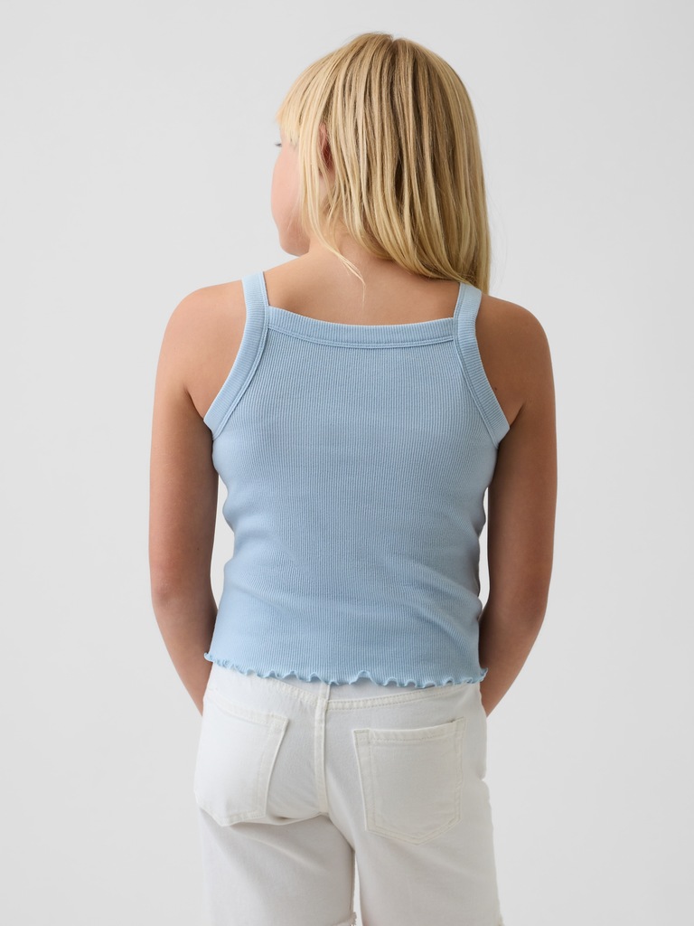 Kids Rib Square-Neck Tank Top