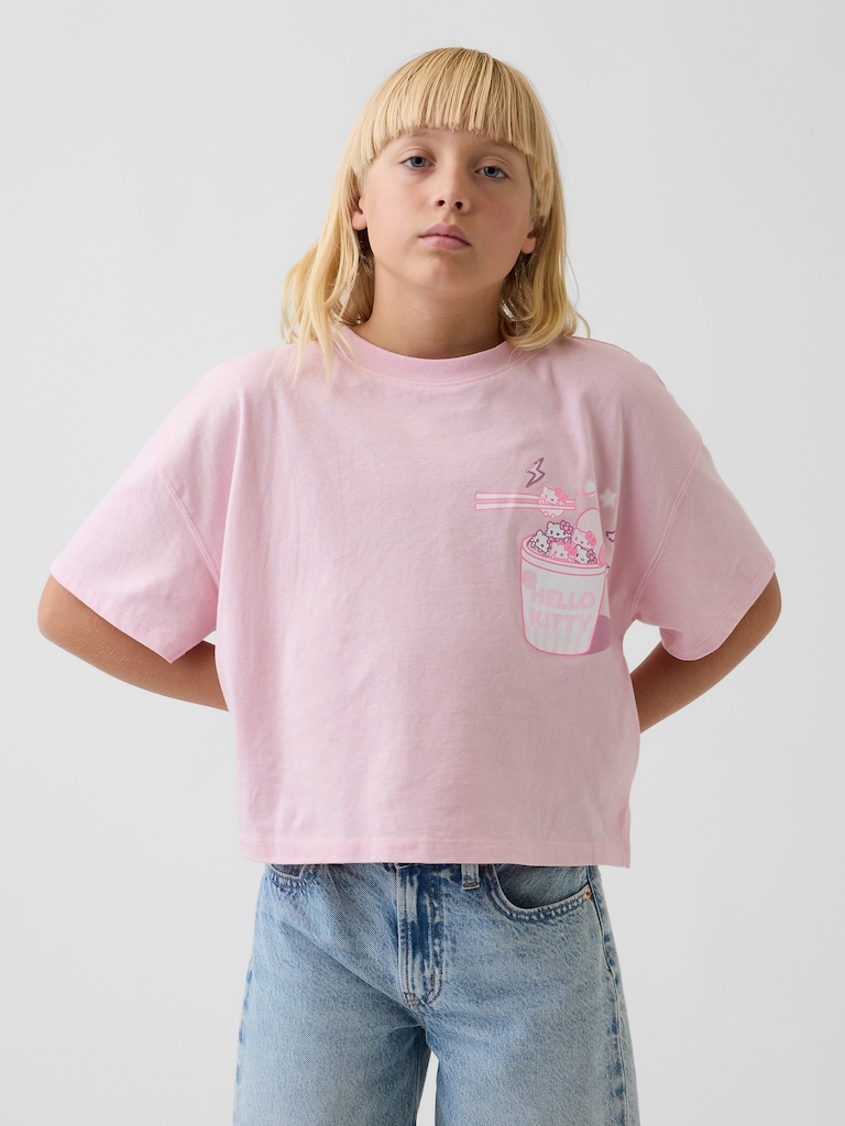 Kids Hello Kitty Oversized Graphic T-Shirt