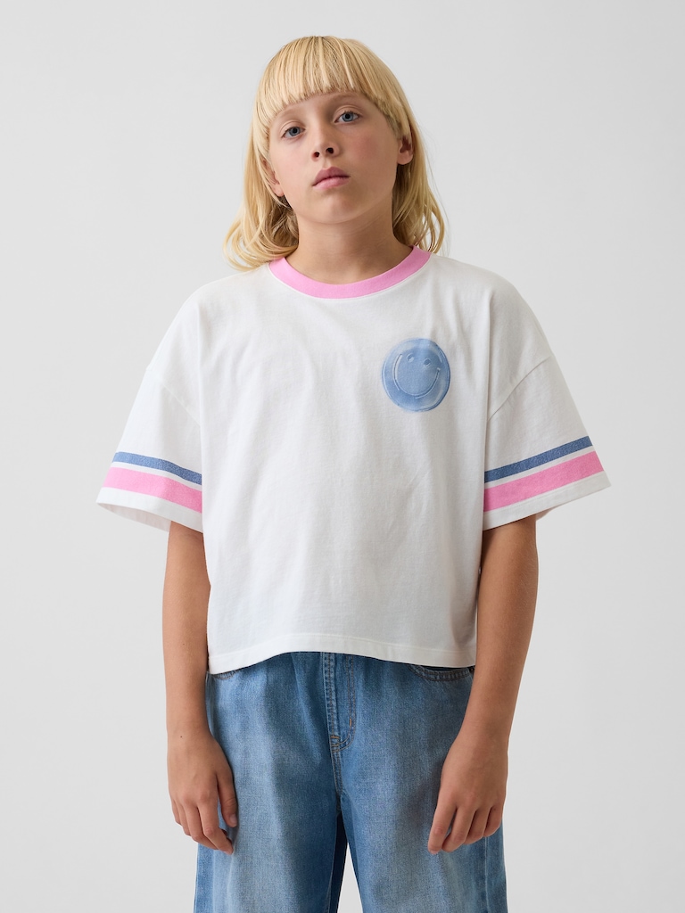 Kids Oversized Graphic T-Shirt