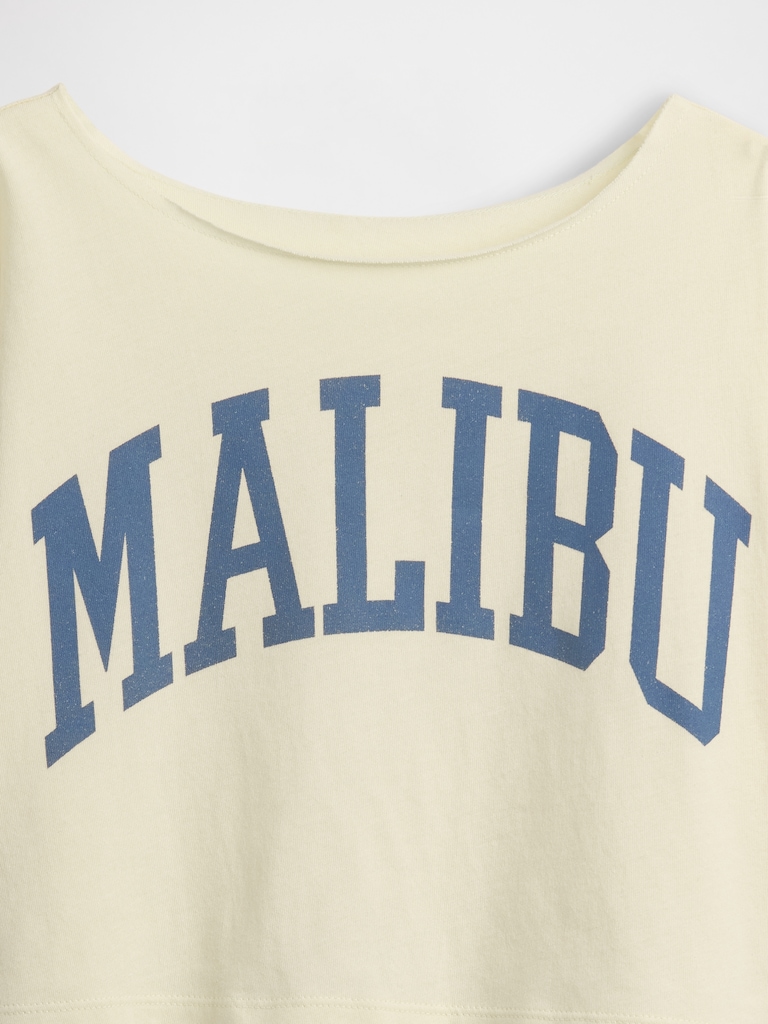 Kids Oversized Wide-Neck T-Shirt