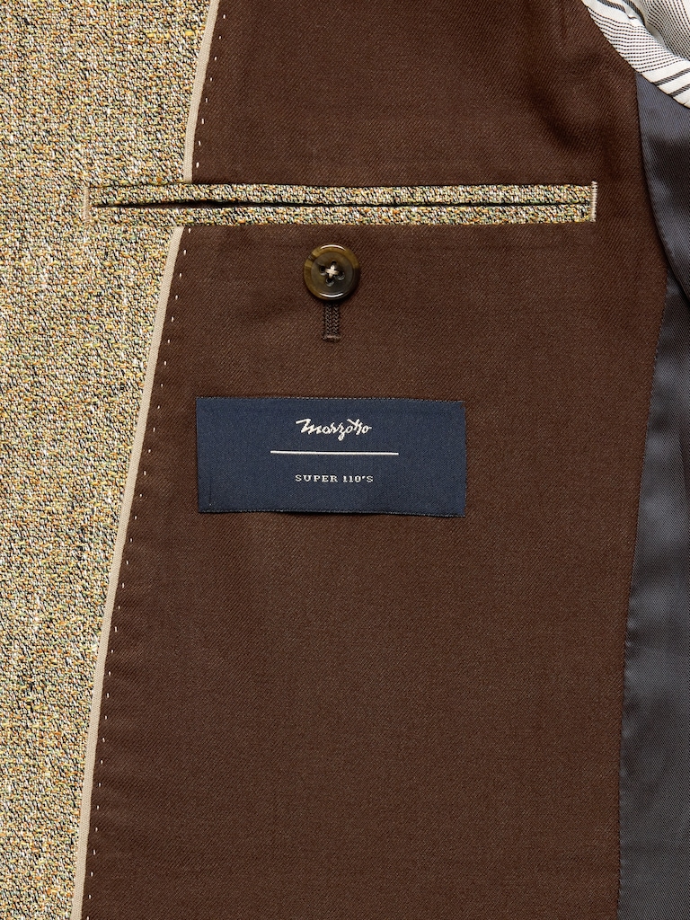 Relaxed Italian Linen Suit Jacket