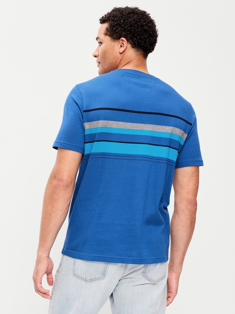 Crew-Neck Striped T-Shirt