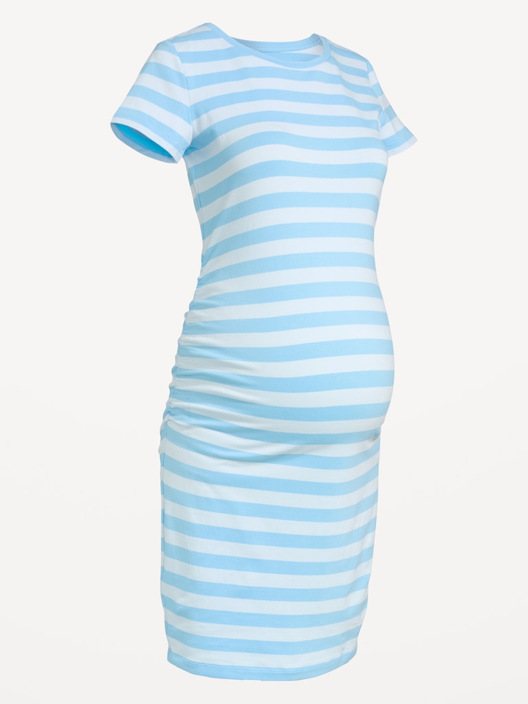 Maternity Short-Sleeve Bodycon Dress