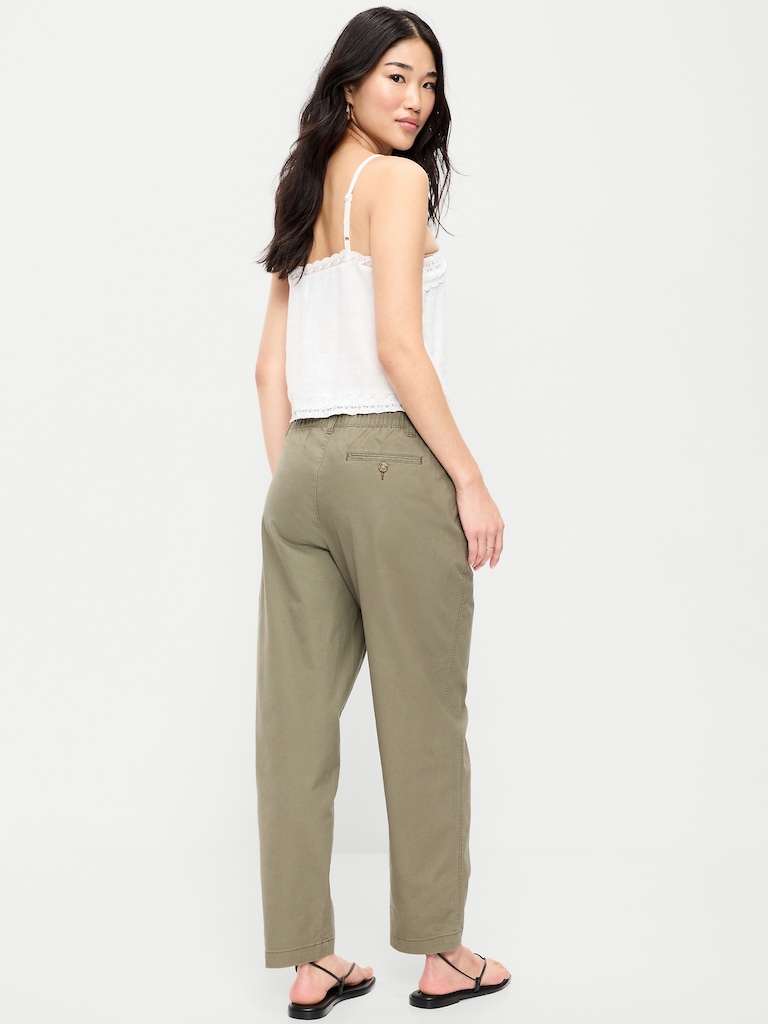 High-Waisted OGC Chino Tapered Straight Pants
