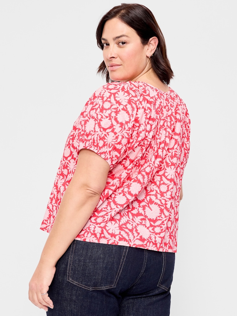 Airy Button-Down Top