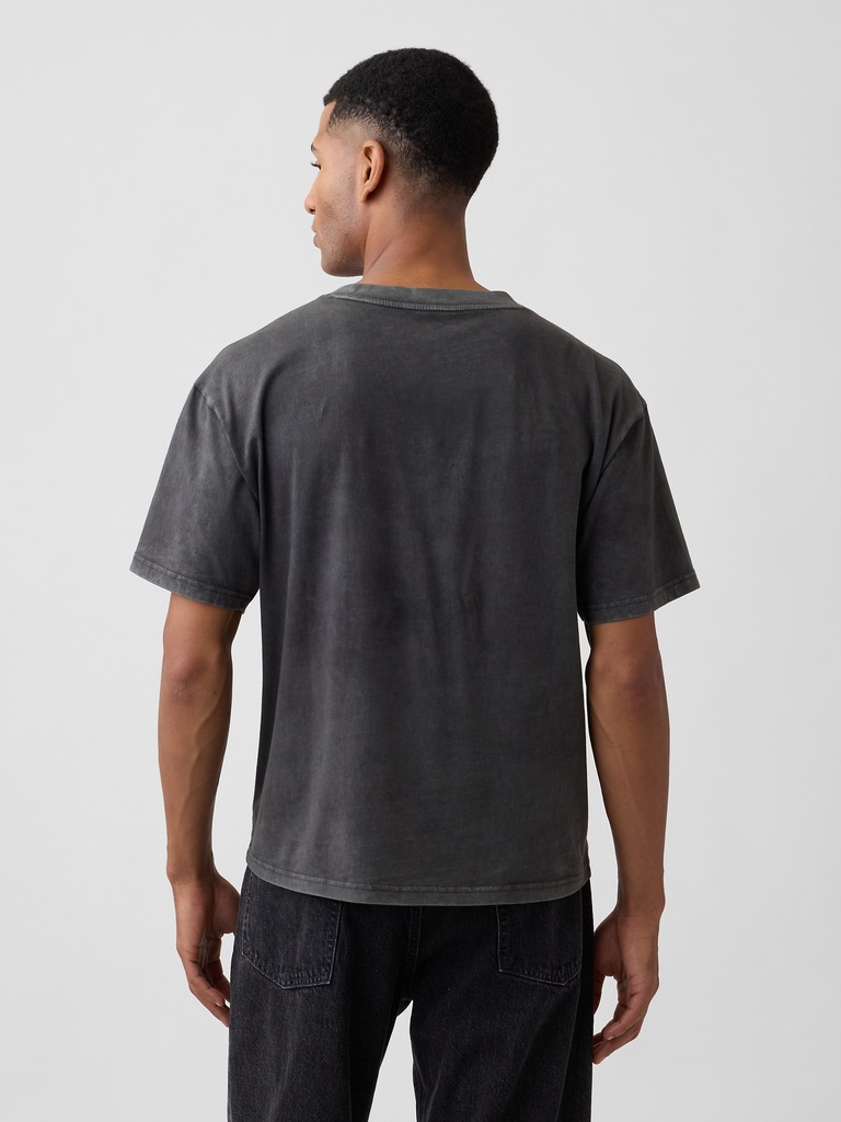 Everyday Soft Boxy Gap Logo T-Shirt