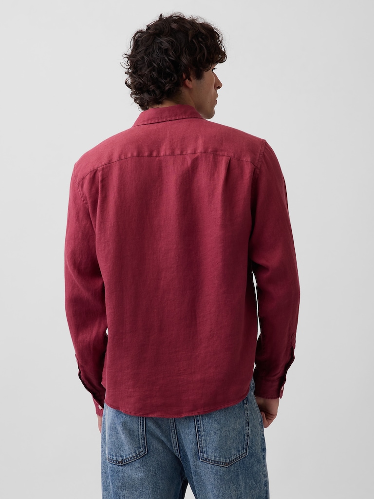 100% Linen Relaxed Shirt