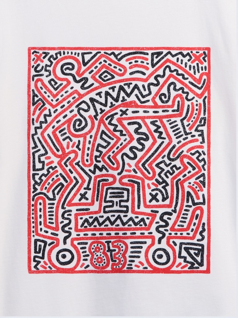 Keith Haring Oversized Graphic T-Shirt