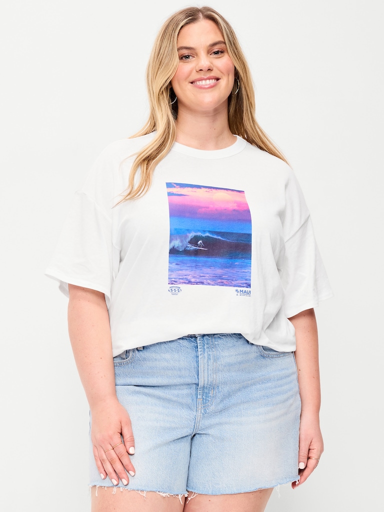 Short-Sleeve Loose Crew-Neck T-Shirt