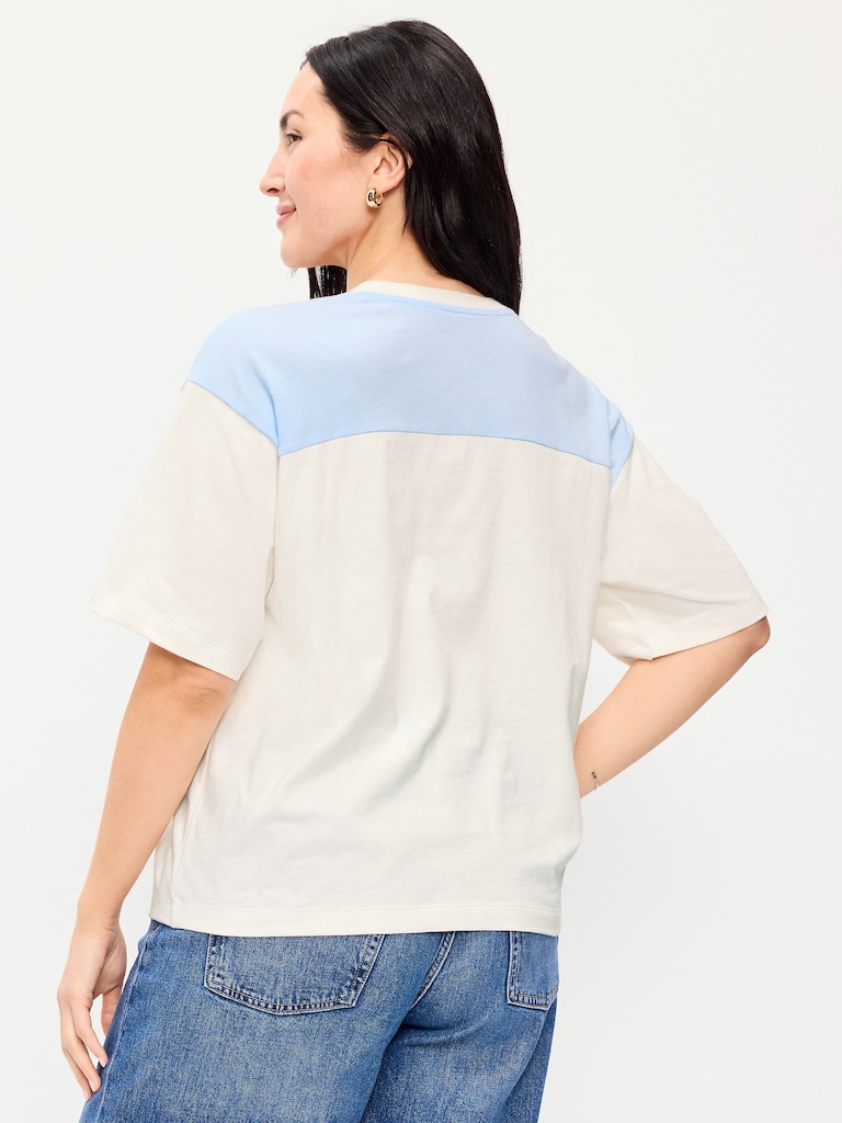 Short-Sleeve Loose Crew-Neck T-Shirt