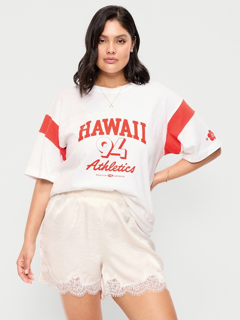 Short-Sleeve Loose Crew-Neck T-Shirt