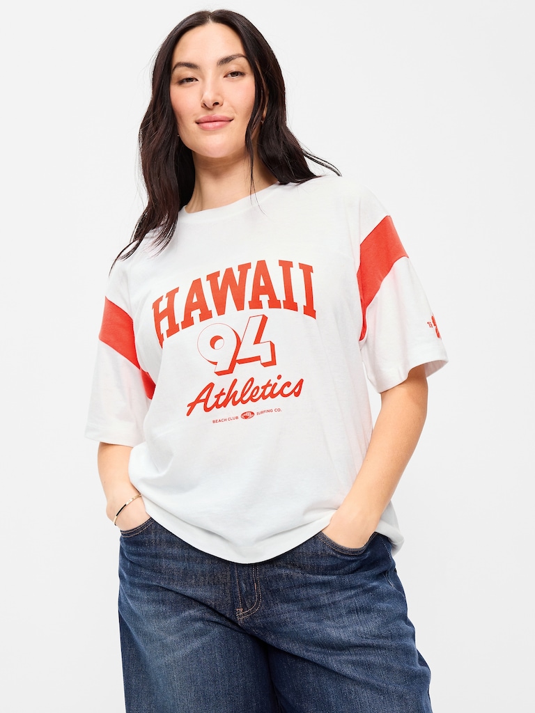 Short-Sleeve Loose Crew-Neck T-Shirt