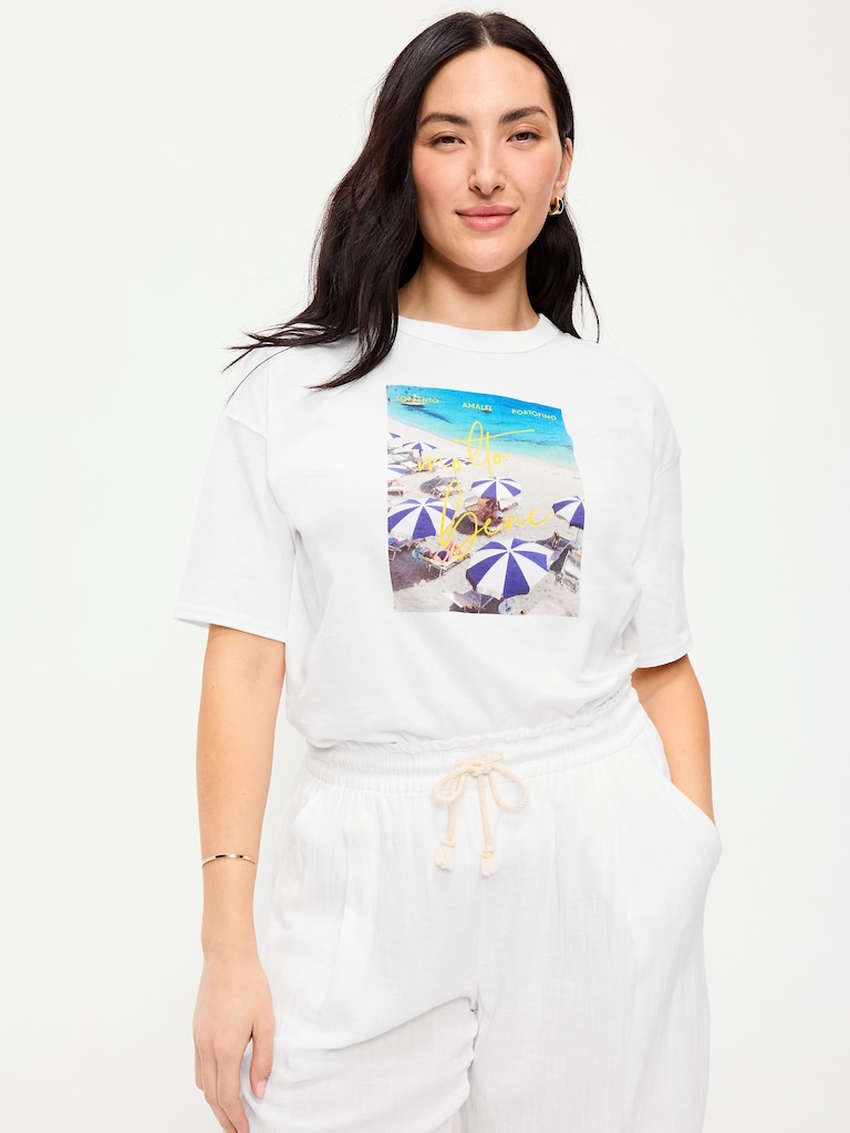 Short-Sleeve Loose Graphic T-Shirt