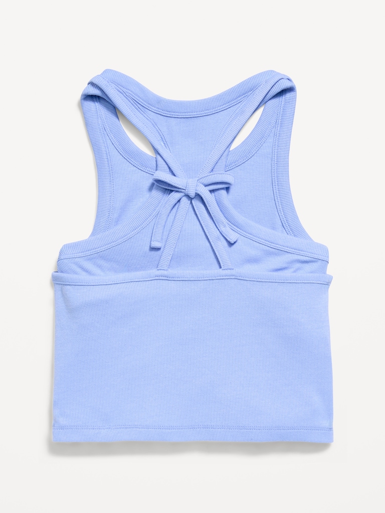 2-In-1 Ribbed Tank Top for Girls