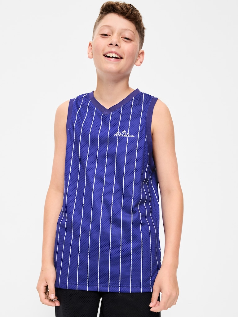 Mesh Basketball Tank Top for Boys