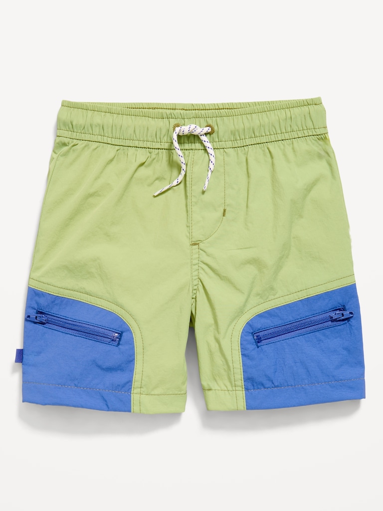 Tech Zip-Pocket Shorts for Toddler Boys
