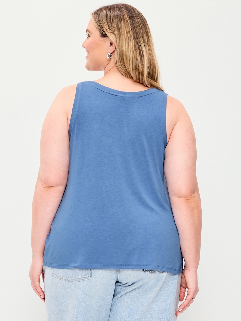 Luxe Scoop-Neck Tank Top