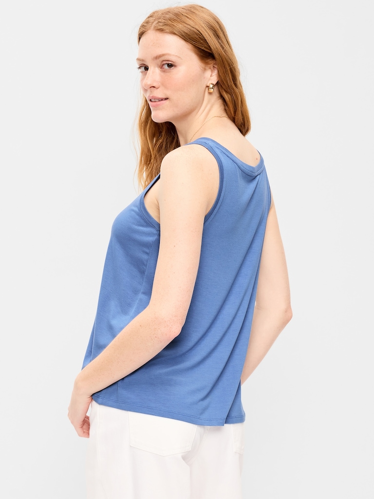Luxe Scoop-Neck Tank Top