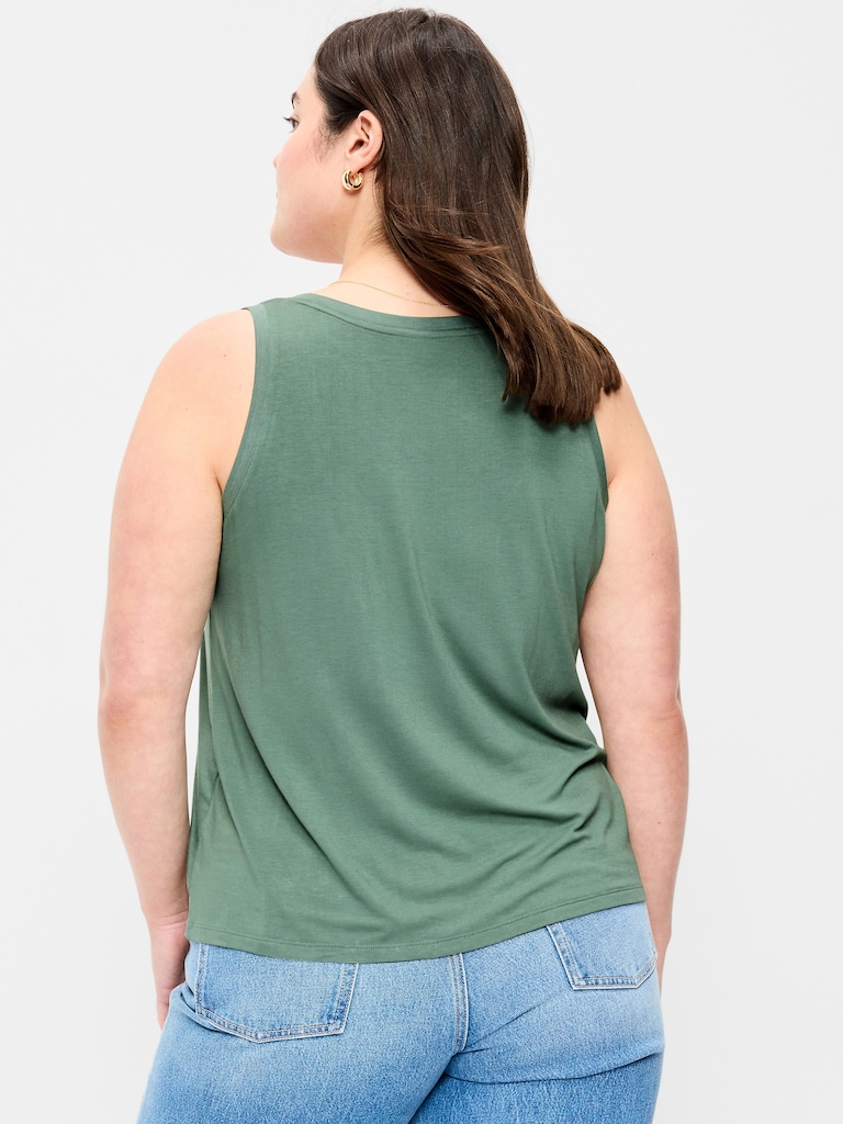 Luxe Scoop-Neck Tank Top