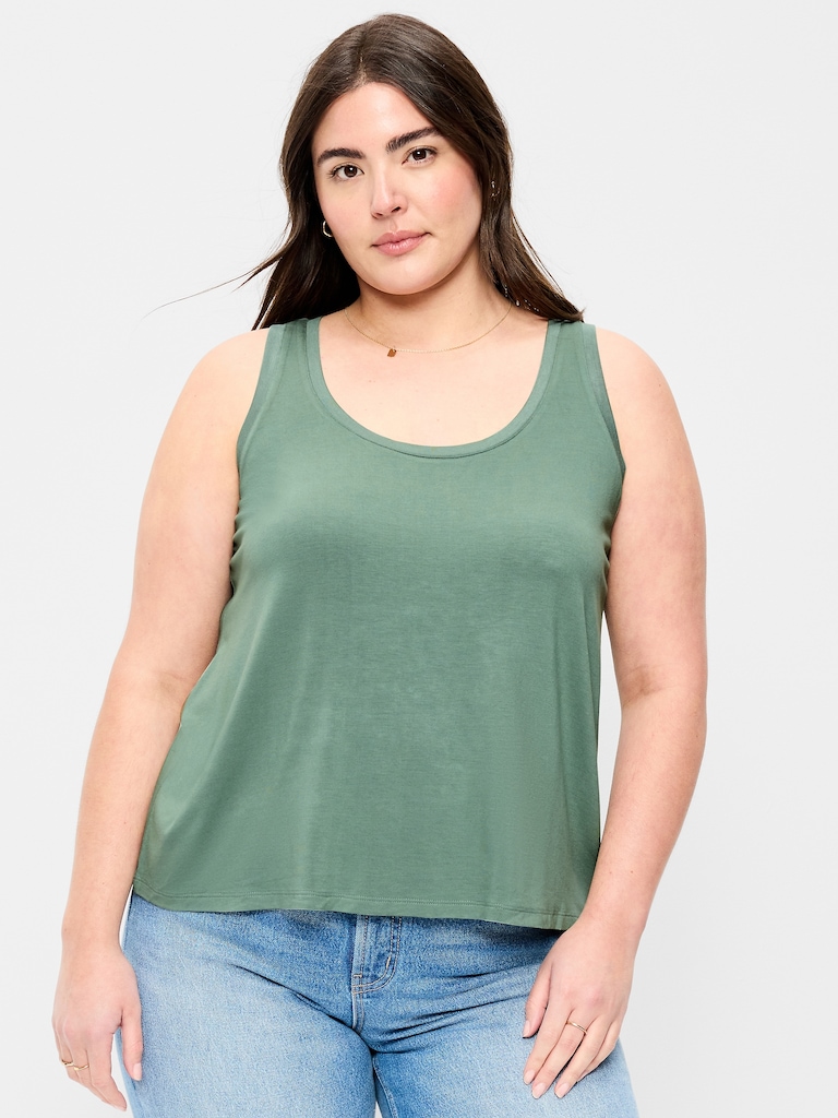 Luxe Scoop-Neck Tank Top