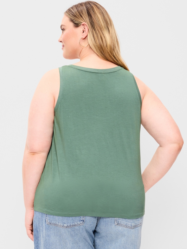 Luxe Scoop-Neck Tank Top