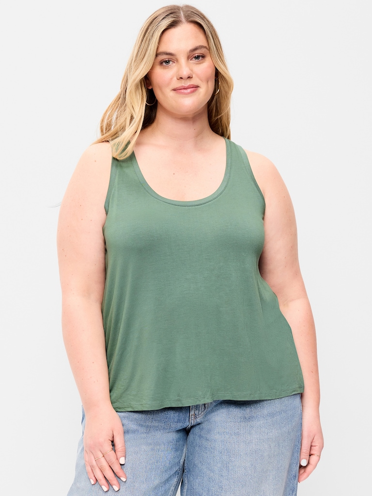 Luxe Scoop-Neck Tank Top
