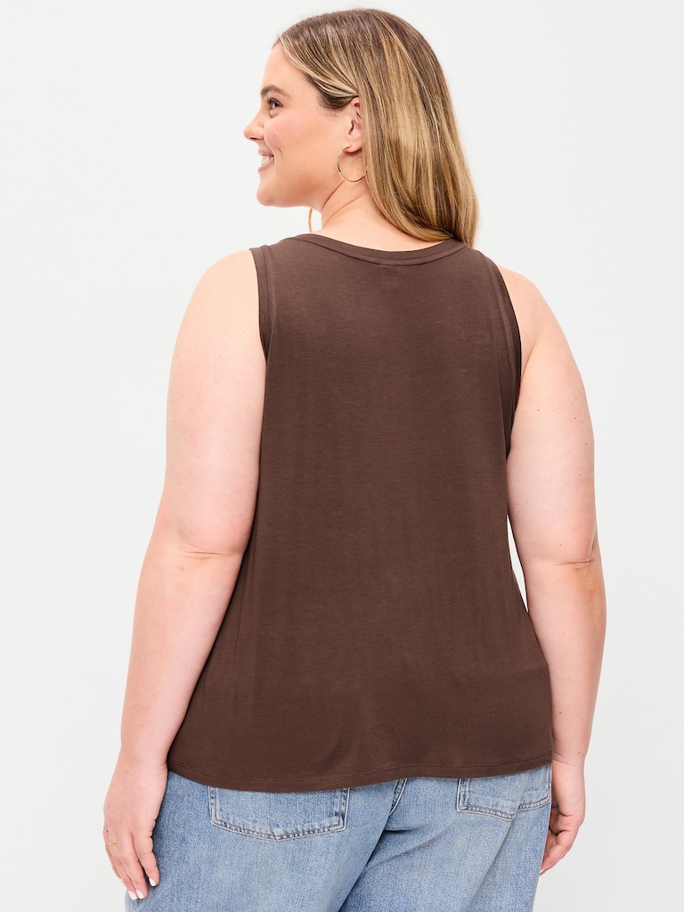 Luxe Scoop-Neck Tank Top