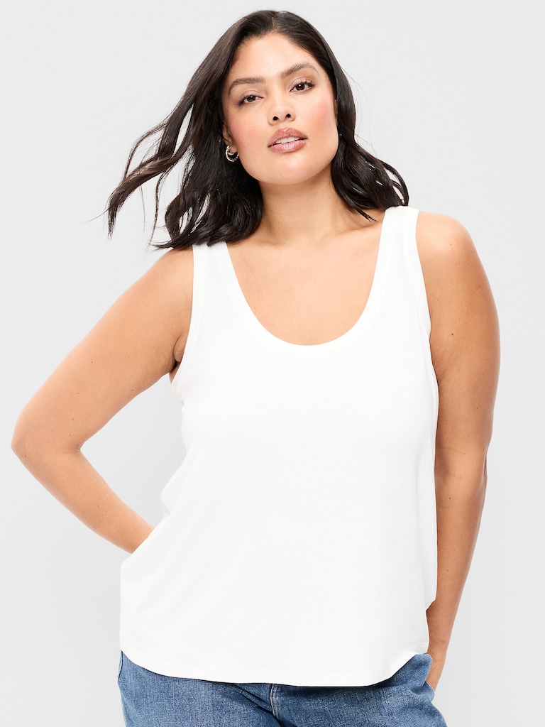 Luxe Scoop-Neck Tank Top