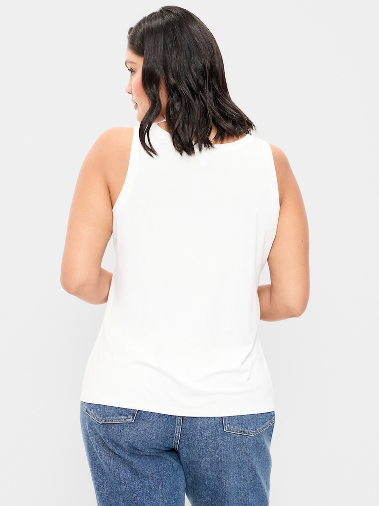 Luxe Scoop-Neck Tank Top