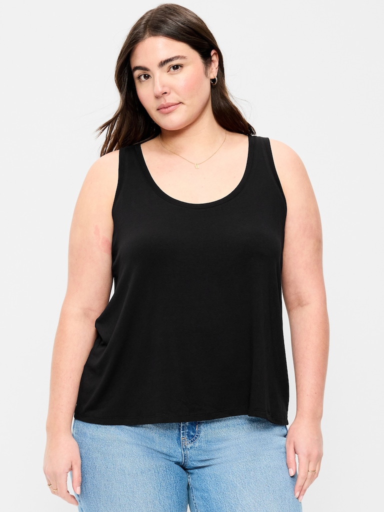 Luxe Scoop-Neck Tank Top