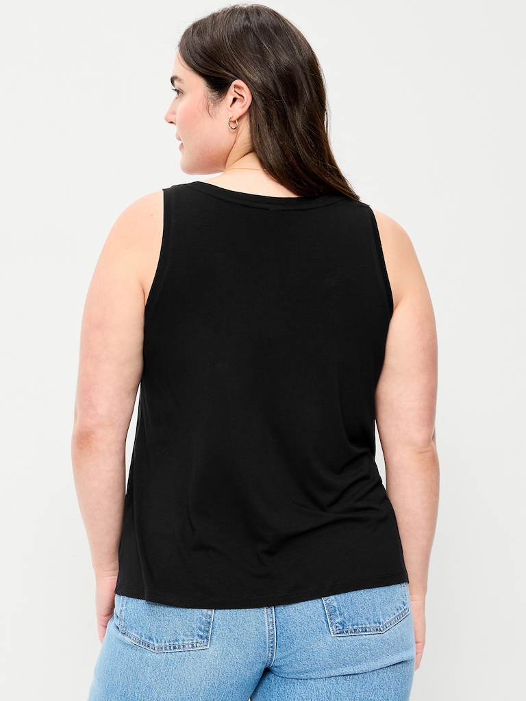 Luxe Scoop-Neck Tank Top