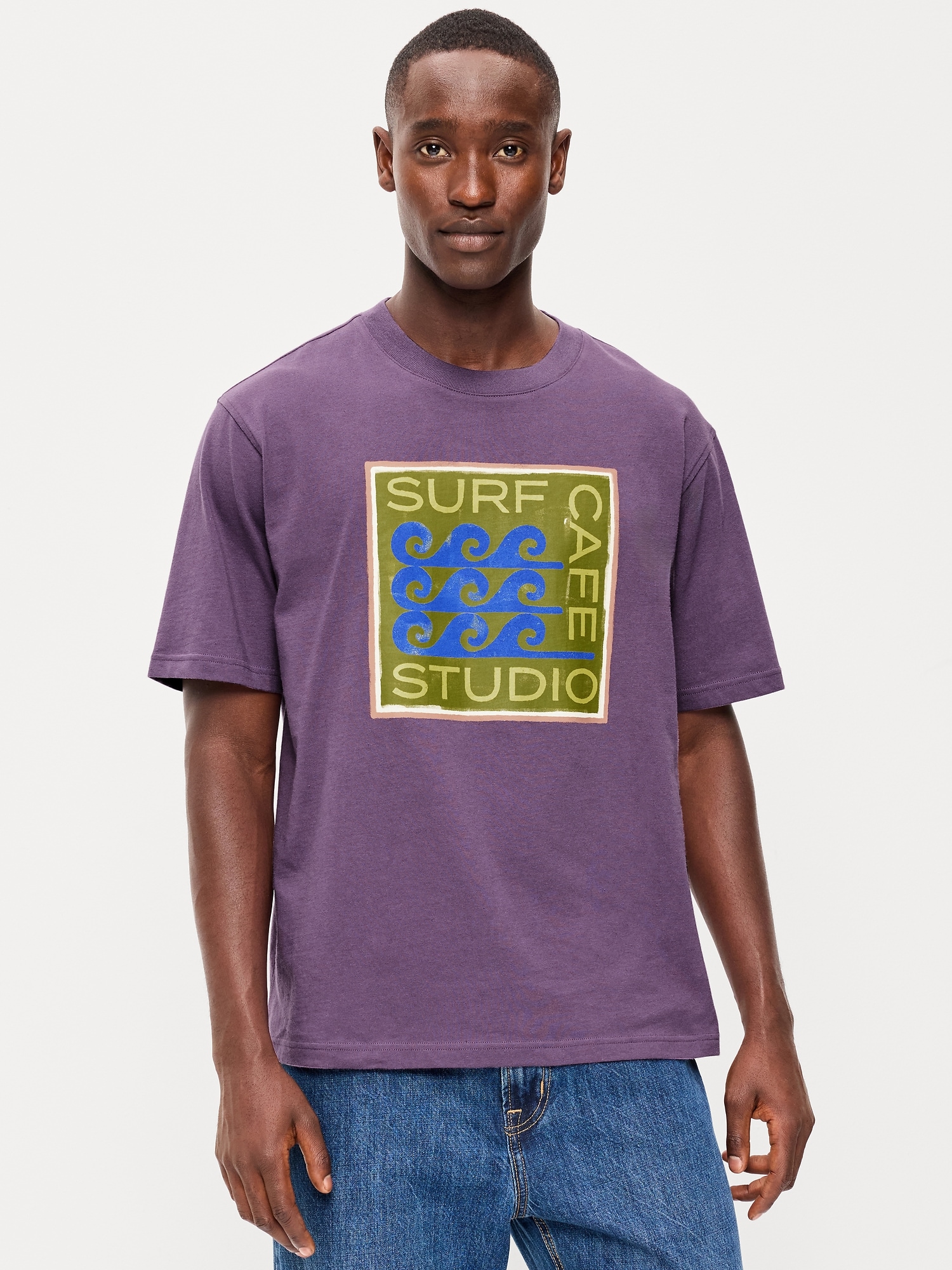 Men's Purple Graphic T-Shirts | Old Navy