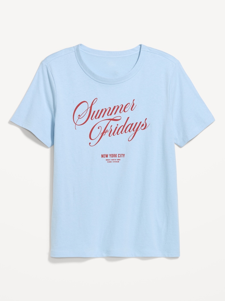 EveryWear Crew-Neck Graphic T-Shirt