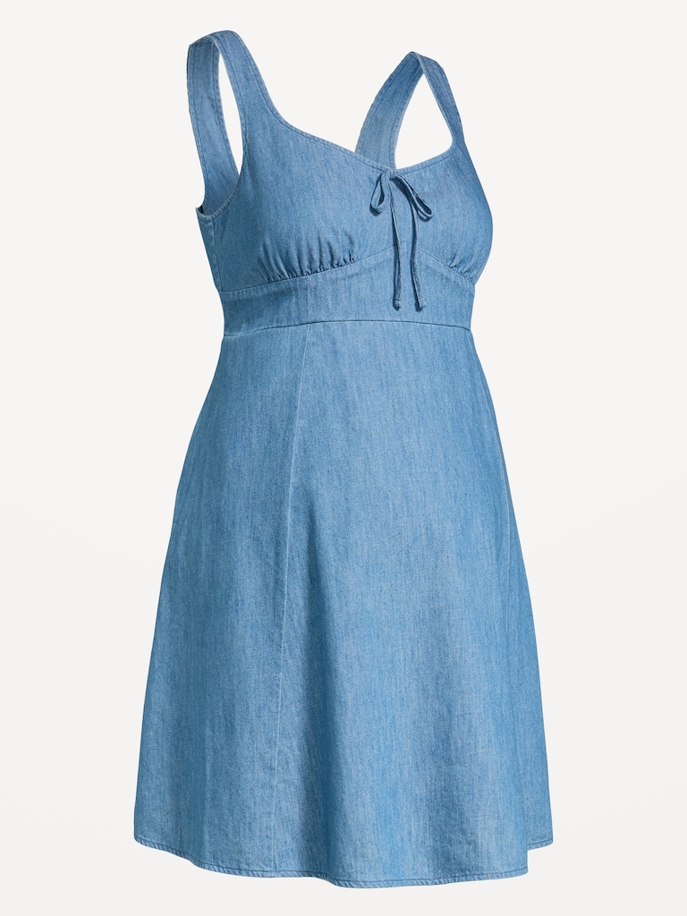 Maternity Fit & Flare Cami Mini Dress