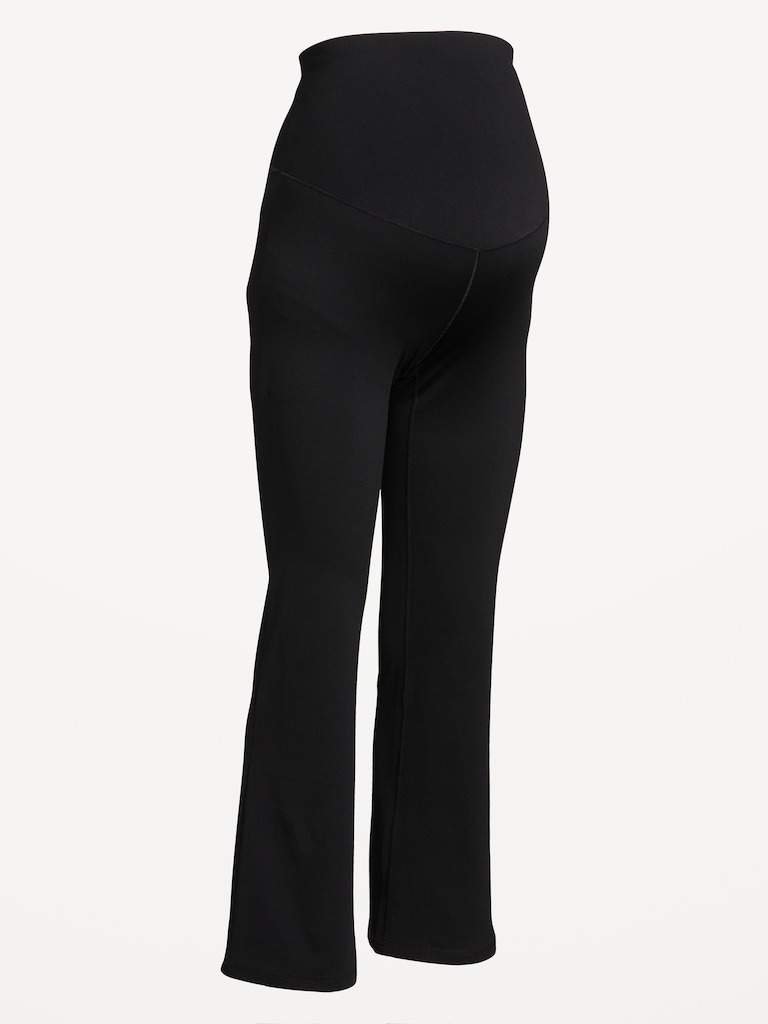 Maternity Full-Panel StudioSmooth Flare Leggings