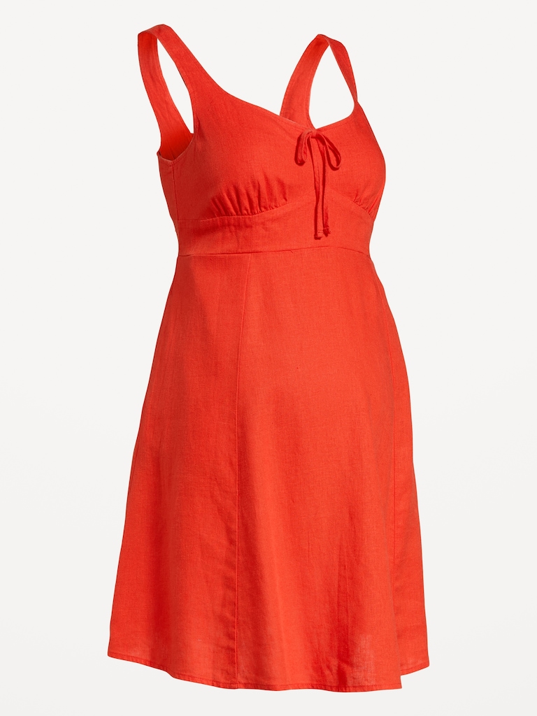 Maternity Fit & Flare Cami Mini Dress