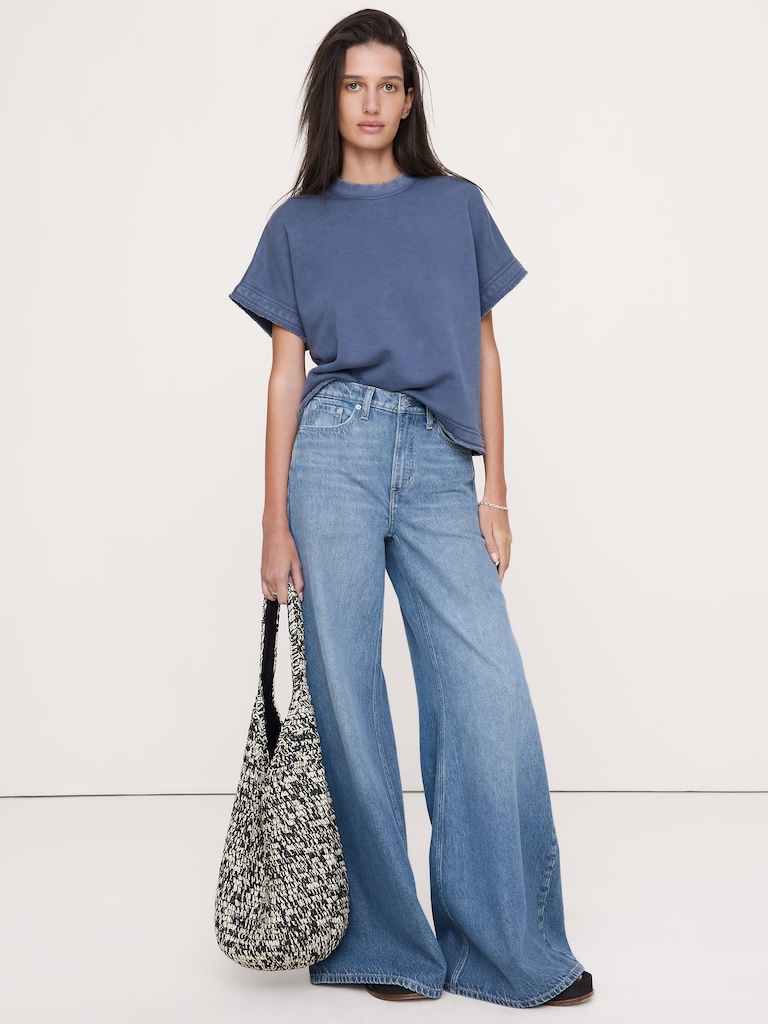 Terry Sweatshirt Tee