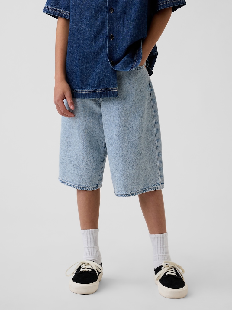 Kids UltraSoft Denim Baggy Shorts