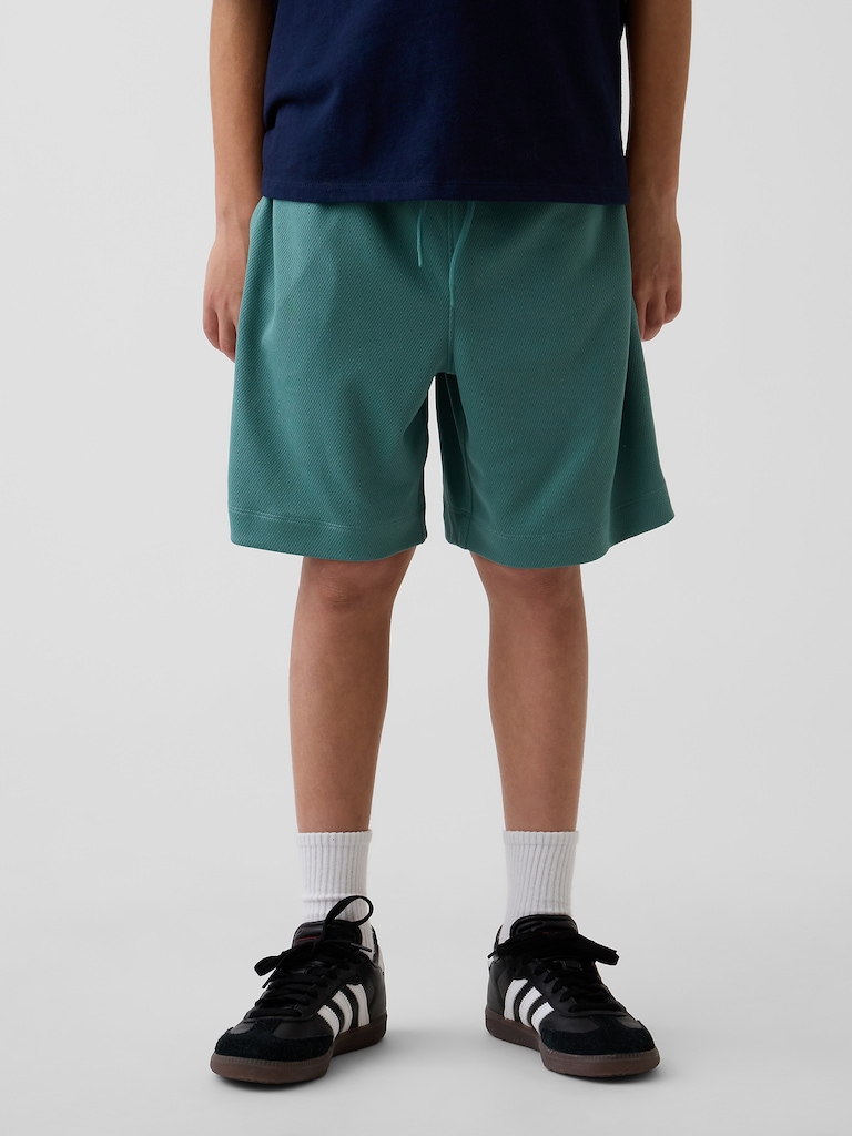 Kids GapFit 6" Recycled Mesh Easy Shorts