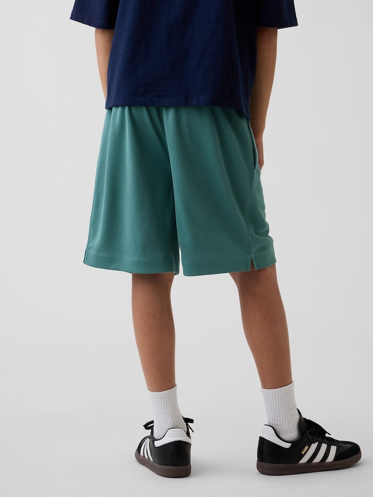 Kids GapFit 6" Recycled Mesh Easy Shorts