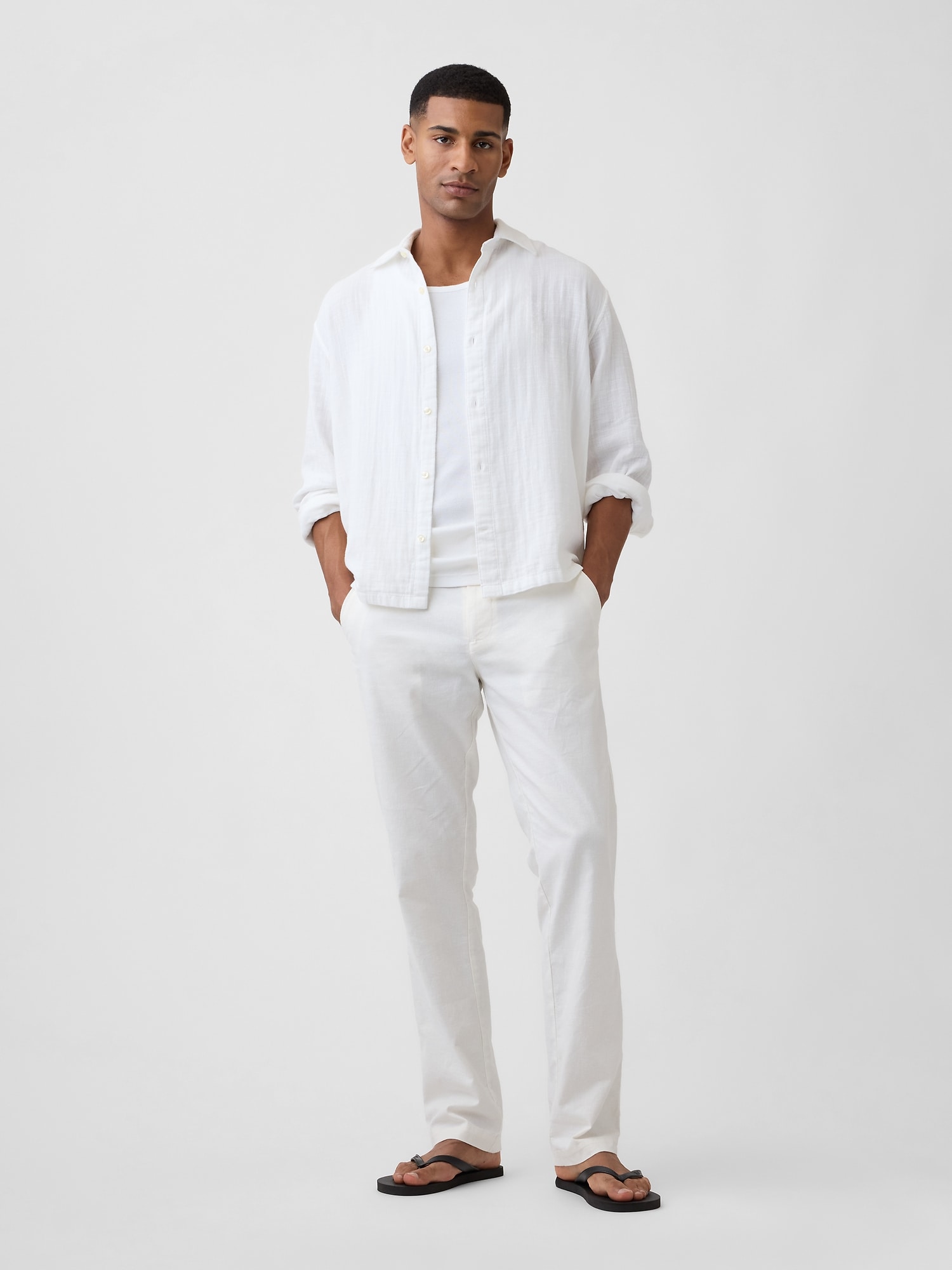 Gauze & Linen Clothes for Men | Gap Factory