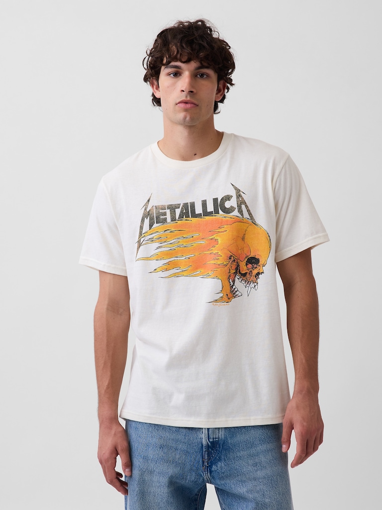 Metallica Relaxed Graphic T-Shirt