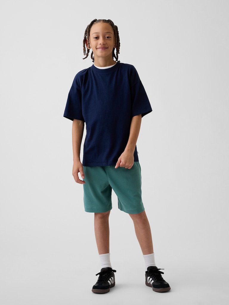 Kids GapFit 6" Recycled Mesh Easy Shorts